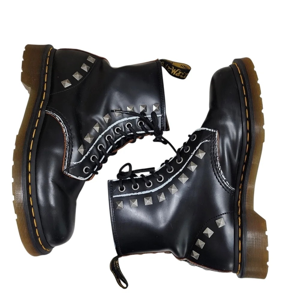 DR. MARTENS 1460 STUD LACE-UP BOOTS - Picture 7 of 9